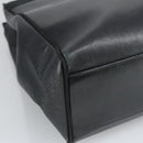 Salvatore Ferragamo Vala Tote Bag Leather Black Gold Auth bs19300-11