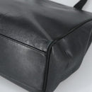 Salvatore Ferragamo Vala Tote Bag Leather Black Gold Auth bs19300-12