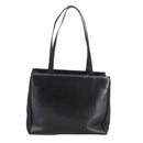 Salvatore Ferragamo Vala Tote Bag Leather Black Gold Auth bs19300-3