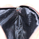 PRADA Chain Shoulder Bag Nylon Orange Gold Auth bs19312-19