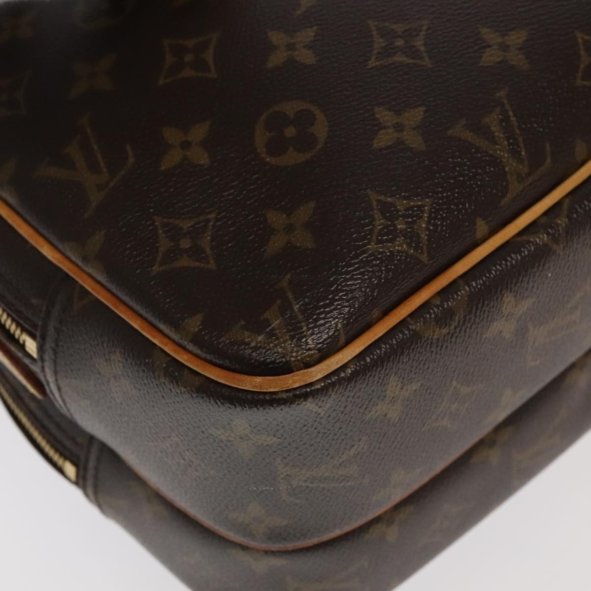 LOUIS VUITTON Monogram Reporter PM Shoulder Bag M45254 LV Auth bs19336