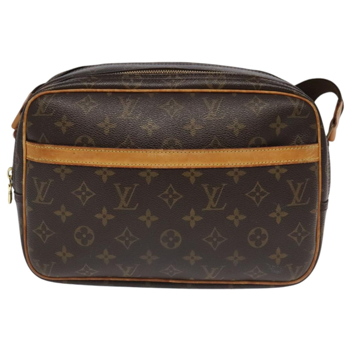 LOUIS VUITTON Monogram Reporter PM Shoulder Bag M45254 LV Auth bs19336