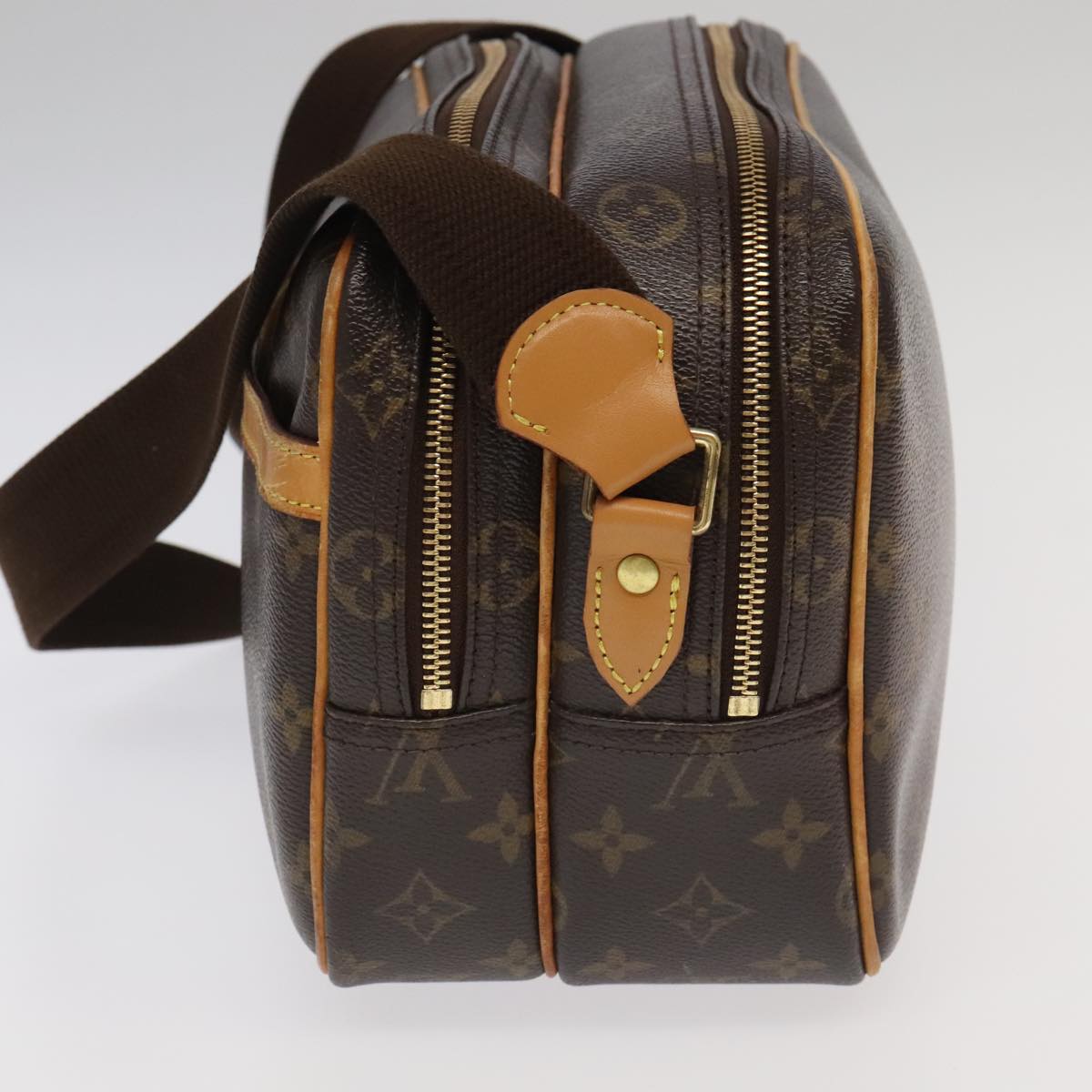 LOUIS VUITTON Monogram Reporter PM Shoulder Bag M45254 LV Auth bs19336