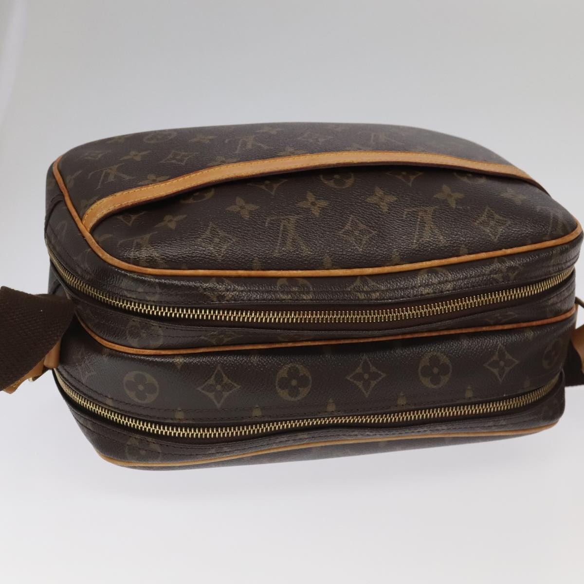 LOUIS VUITTON Monogram Reporter PM Shoulder Bag M45254 LV Auth bs19336