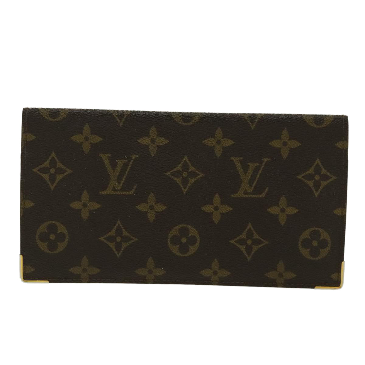 LOUIS VUITTON Monogram Long Wallet LV Auth bs19340