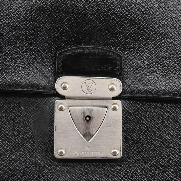 LOUIS VUITTON Taiga Laguito Business Bag Ardoise M31092 LV Auth bs19355