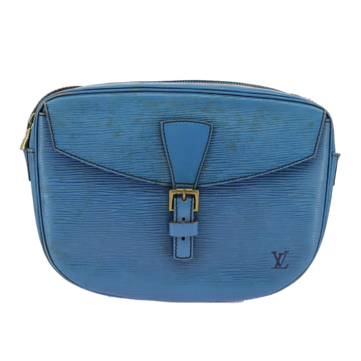 LOUIS VUITTON Epi June Feuille Shoulder Bag Blue M52155 LV Auth bs19357 - 0