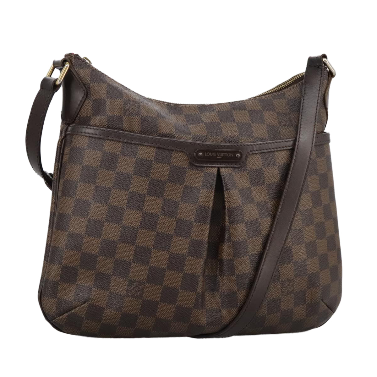 LOUIS VUITTON Damier Ebene Bloomsbury PM Shoulder Bag N42251 LV Auth bs19359