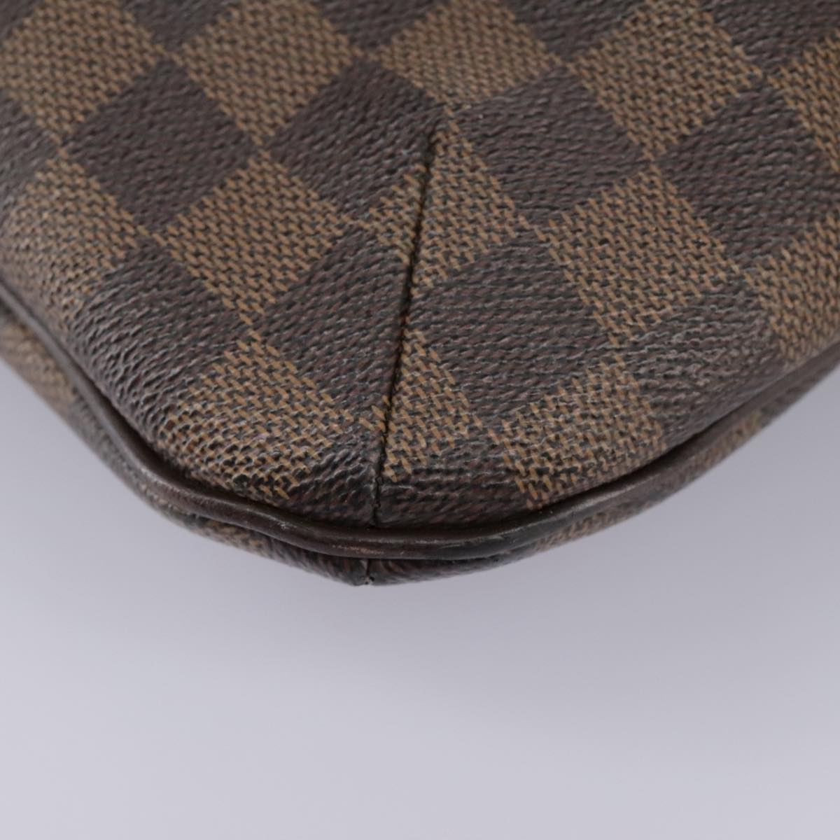 LOUIS VUITTON Damier Ebene Bloomsbury PM Shoulder Bag N42251 LV Auth bs19359