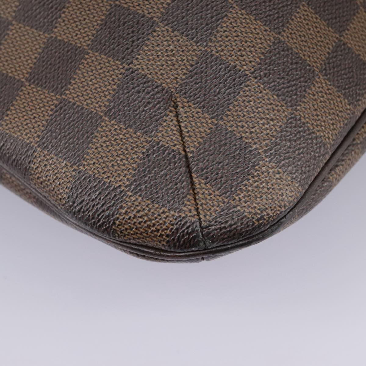 LOUIS VUITTON Damier Ebene Bloomsbury PM Shoulder Bag N42251 LV Auth bs19359