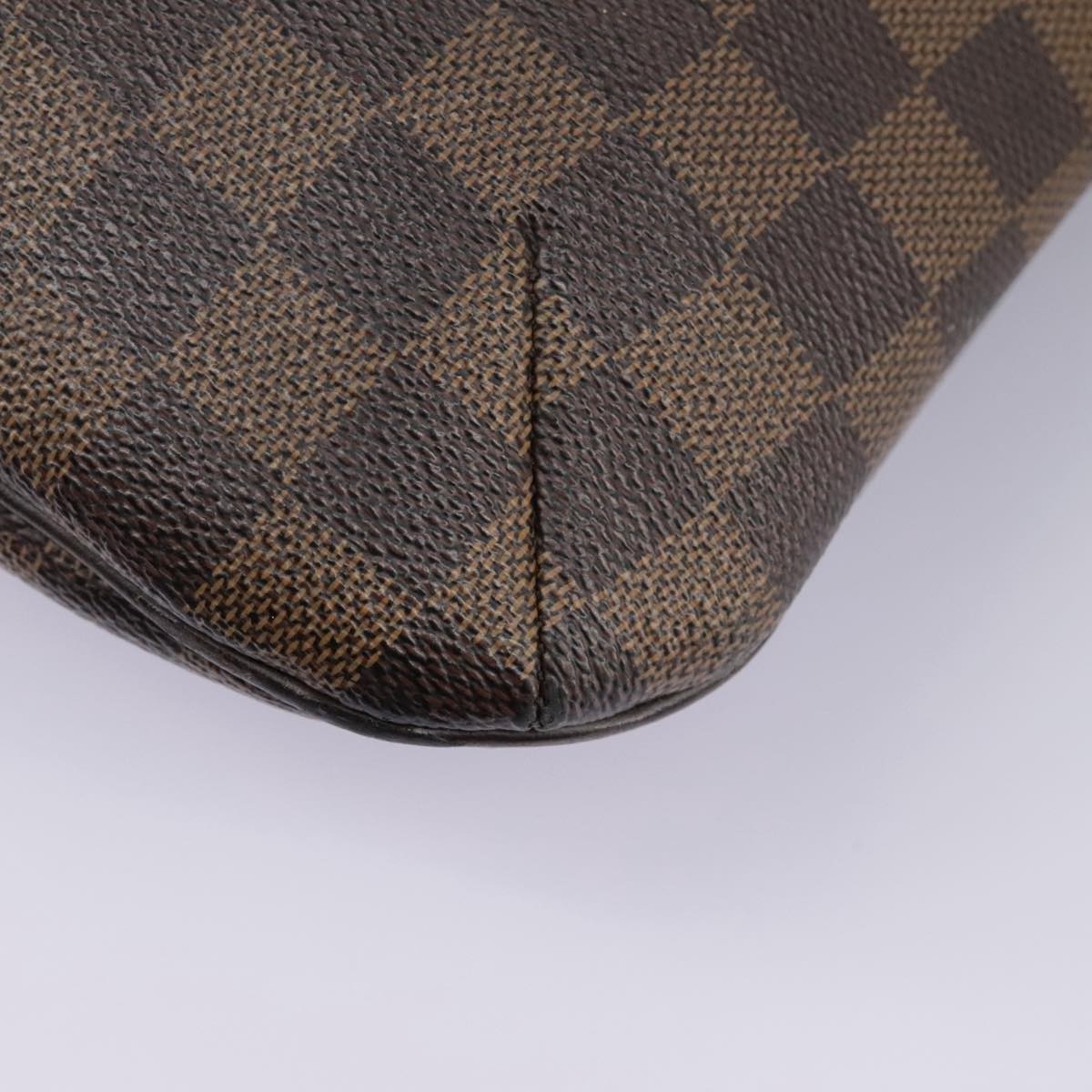 LOUIS VUITTON Damier Ebene Bloomsbury PM Shoulder Bag N42251 LV Auth bs19359