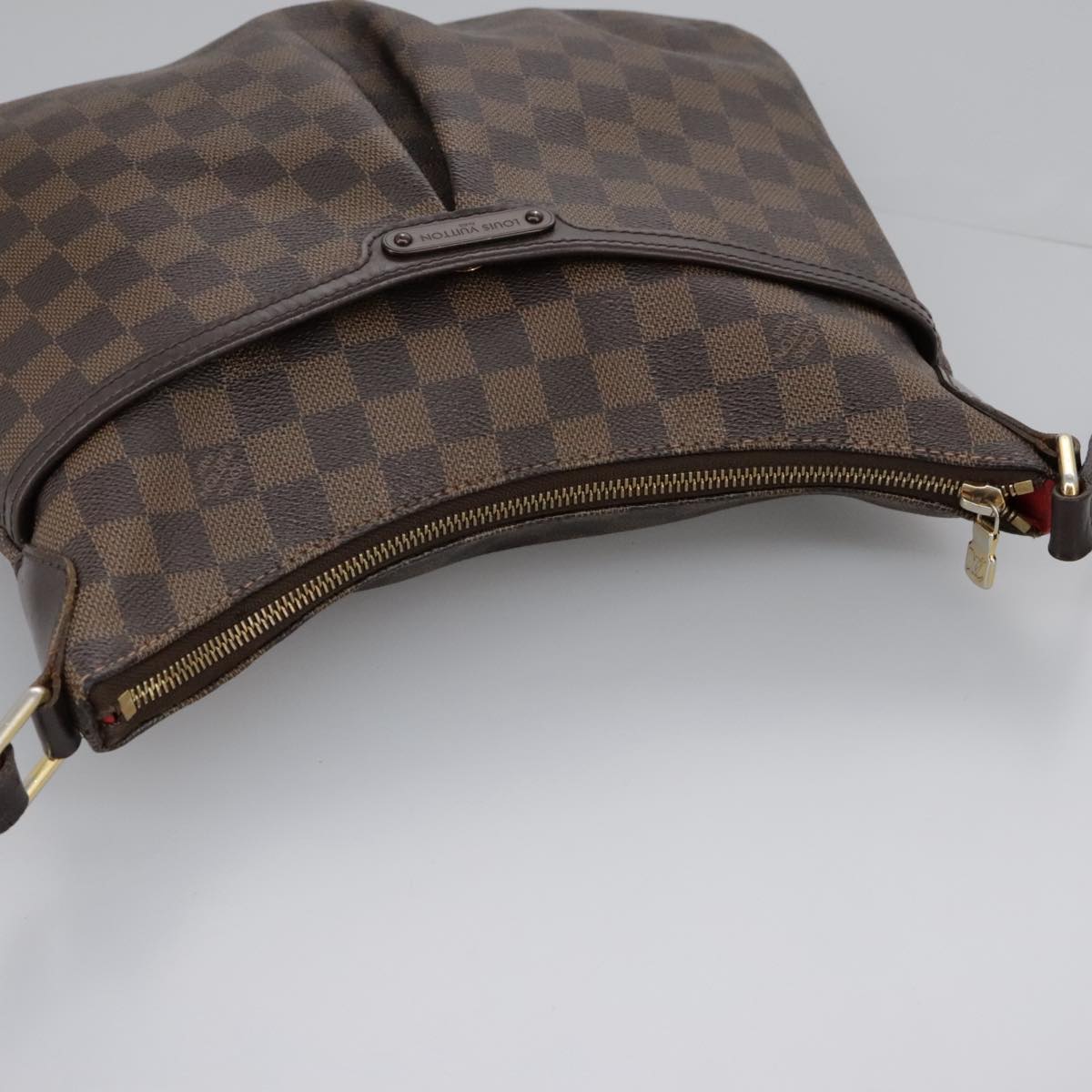 LOUIS VUITTON Damier Ebene Bloomsbury PM Shoulder Bag N42251 LV Auth bs19359