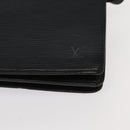 LOUIS VUITTON Epi Angian Shoulder Bag 2way Black M52112 LV Auth bs19383-7