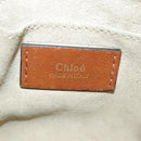 Chloe Indy Shoulder Bag Leather Brown Gold Auth bs19389-25