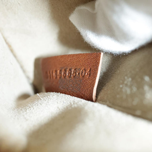 Chloe Indy Shoulder Bag Leather Brown Gold Auth bs19389