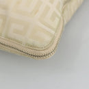 GIVENCHY Shoulder Bag Nylon Beige Silver Auth bs19390-14