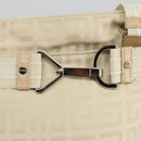 GIVENCHY Shoulder Bag Nylon Beige Silver Auth bs19390-17