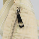 GIVENCHY Shoulder Bag Nylon Beige Silver Auth bs19390-10