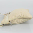 GIVENCHY Shoulder Bag Nylon Beige Silver Auth bs19390-4