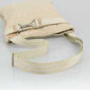 GIVENCHY Shoulder Bag Nylon Beige Silver Auth bs19390-7