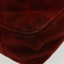 CHANEL Matelasse Hand Bag Velor Orange Gold CC Auth bs19395-15