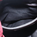 SAINT LAURENT Shoulder Bag Leather Red Silver 228340 Auth bs19417-18