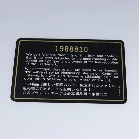 CHANEL Chain Shoulder Bag Canvas Red Gold CC Auth bs19429