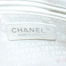 CHANEL Hand Bag Canvas Leather Pink Silver CC Auth bs19432-17