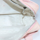 CHANEL Hand Bag Canvas Leather Pink Silver CC Auth bs19432-18
