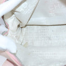 CHANEL Hand Bag Canvas Leather Pink Silver CC Auth bs19432-19