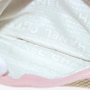 CHANEL Hand Bag Canvas Leather Pink Silver CC Auth bs19432-22