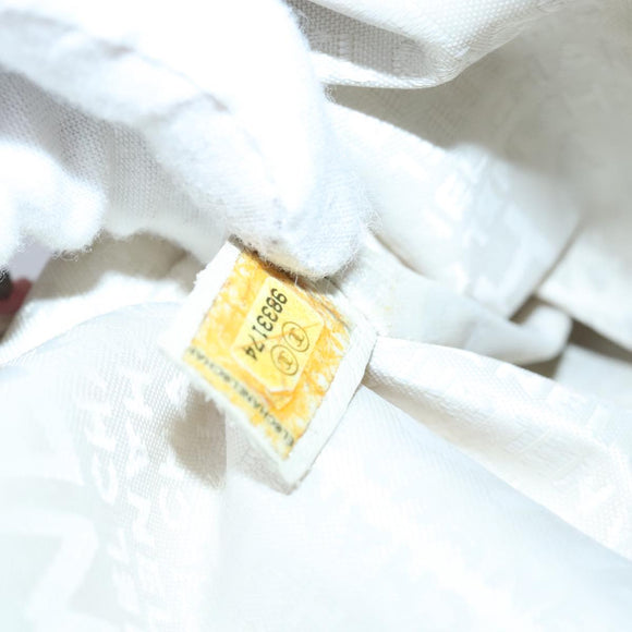 CHANEL Hand Bag Canvas Leather Pink Silver CC Auth bs19432