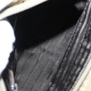 PRADA Tote Bag Nylon Beige Silver Auth bs19437-11