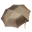 HERMES Umbrella polyester Beige Silver Auth bs19442-1