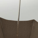 HERMES Umbrella polyester Beige Silver Auth bs19442-10