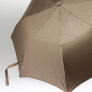HERMES Umbrella polyester Beige Silver Auth bs19442-3