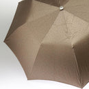 HERMES Umbrella polyester Beige Silver Auth bs19442-5
