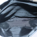 BURBERRY Nova Check Shoulder Bag Nylon Black Auth bs19446-11