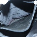 BURBERRY Nova Check Shoulder Bag Nylon Black Auth bs19446-20