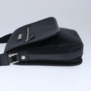 BURBERRY Nova Check Shoulder Bag Nylon Black Auth bs19446-3