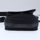 BURBERRY Nova Check Shoulder Bag Nylon Black Auth bs19446-5