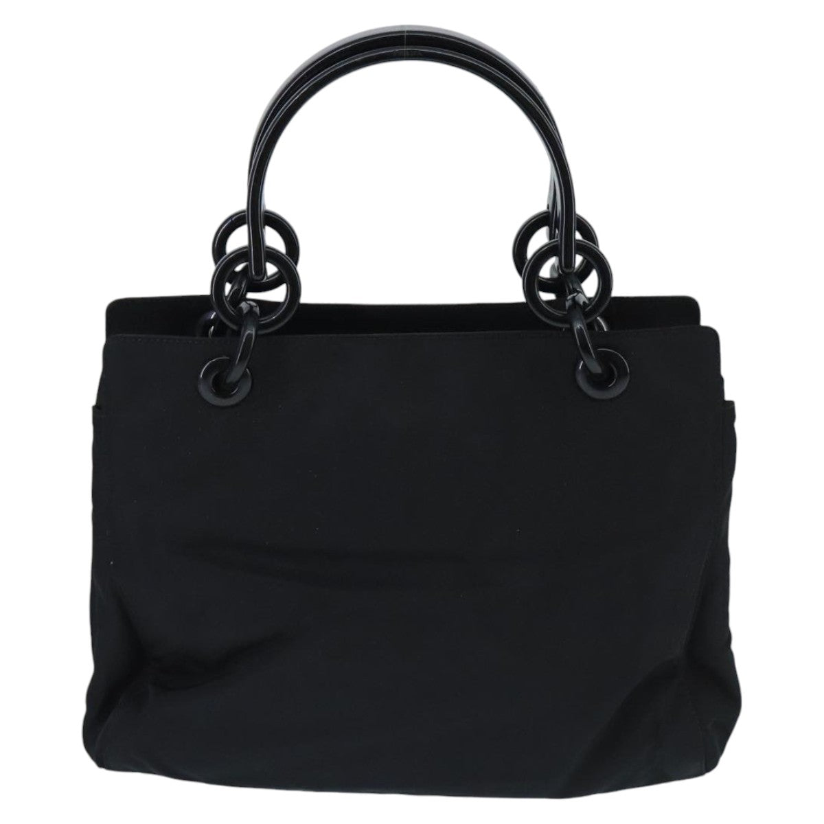 PRADA Hand Bag Nylon Black Auth bs19453 - 0