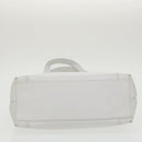 CHANEL Schultertasche Caviar Leder Weiß Goldfarbene CC Authentifiziert bs19456-6