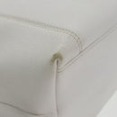CHANEL Shoulder Bag Caviar Skin White Gold CC Auth bs19456-9