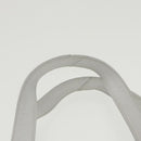 CHANEL Shoulder Bag Caviar Skin White Gold CC Auth bs19456-14