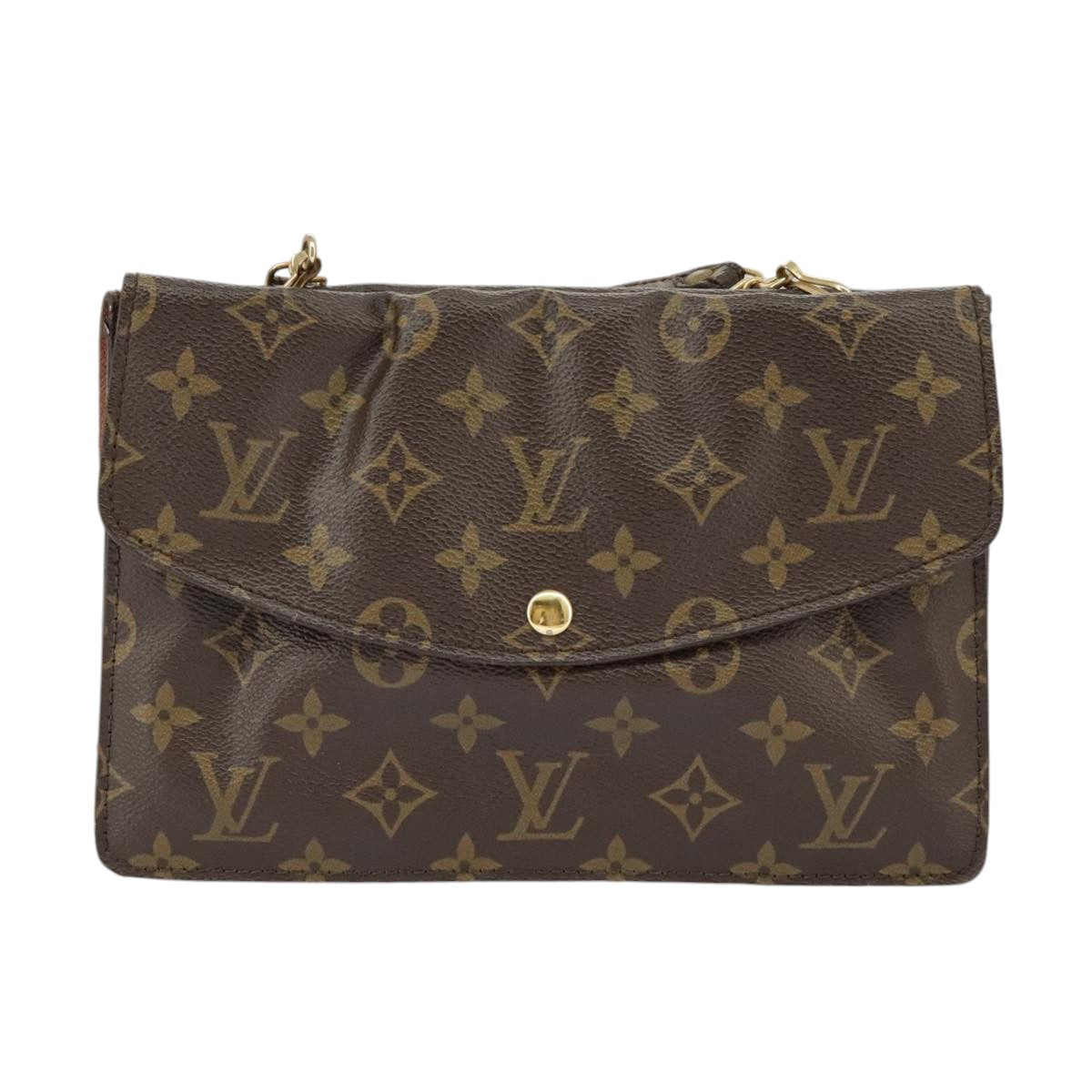 LOUIS VUITTON Monogram Double Rabat Shoulder Bag M51815 LV Auth bs19471 - 0