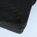 BALLY Hand Bag Leather Black Gold Auth bs19473-16