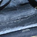 BALLY Hand Bag Leather Black Gold Auth bs19473-11