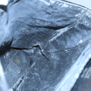 BALLY Hand Bag Leather Black Gold Auth bs19473-18