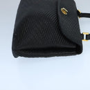 BALLY Hand Bag Leather Black Gold Auth bs19473-3